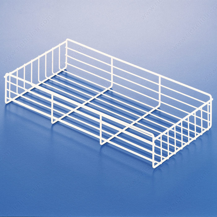 White Wire Baskets