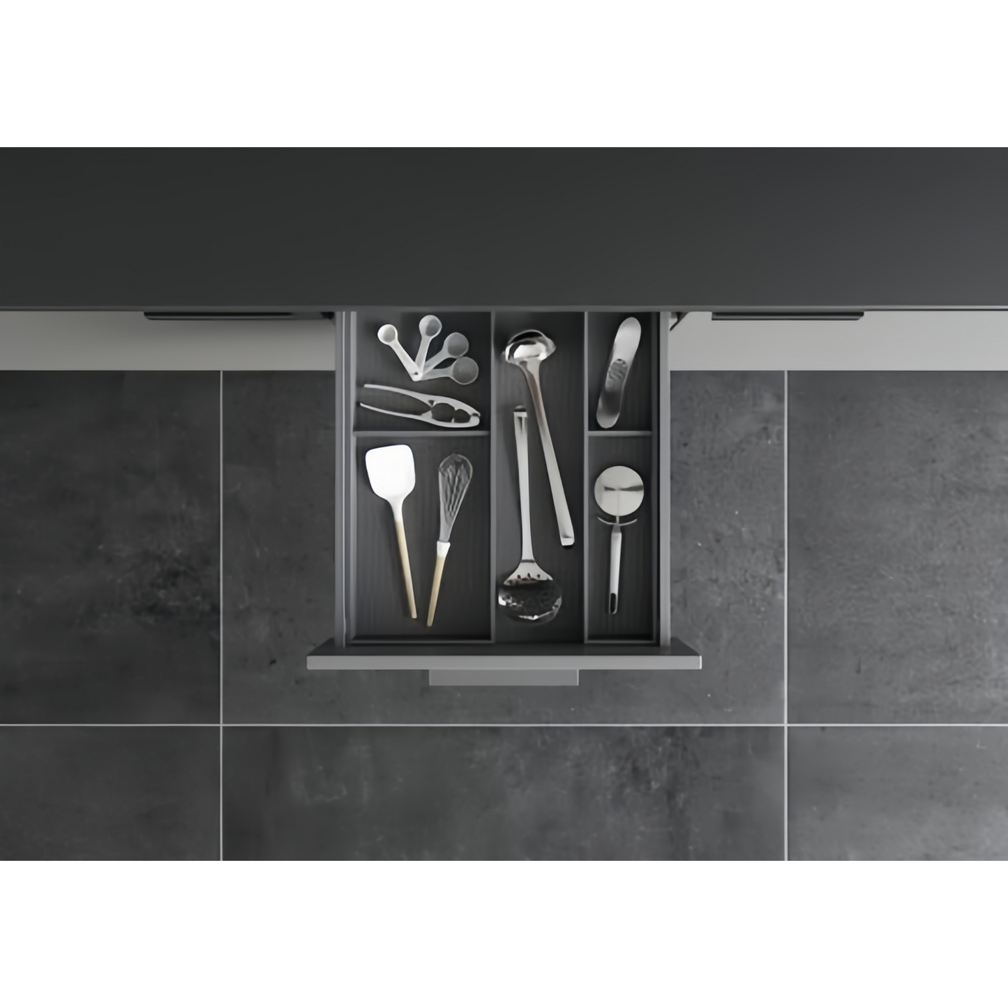 Tight Grid Drawer Utensil Insert Kits AMBIA-Line Orion Grey