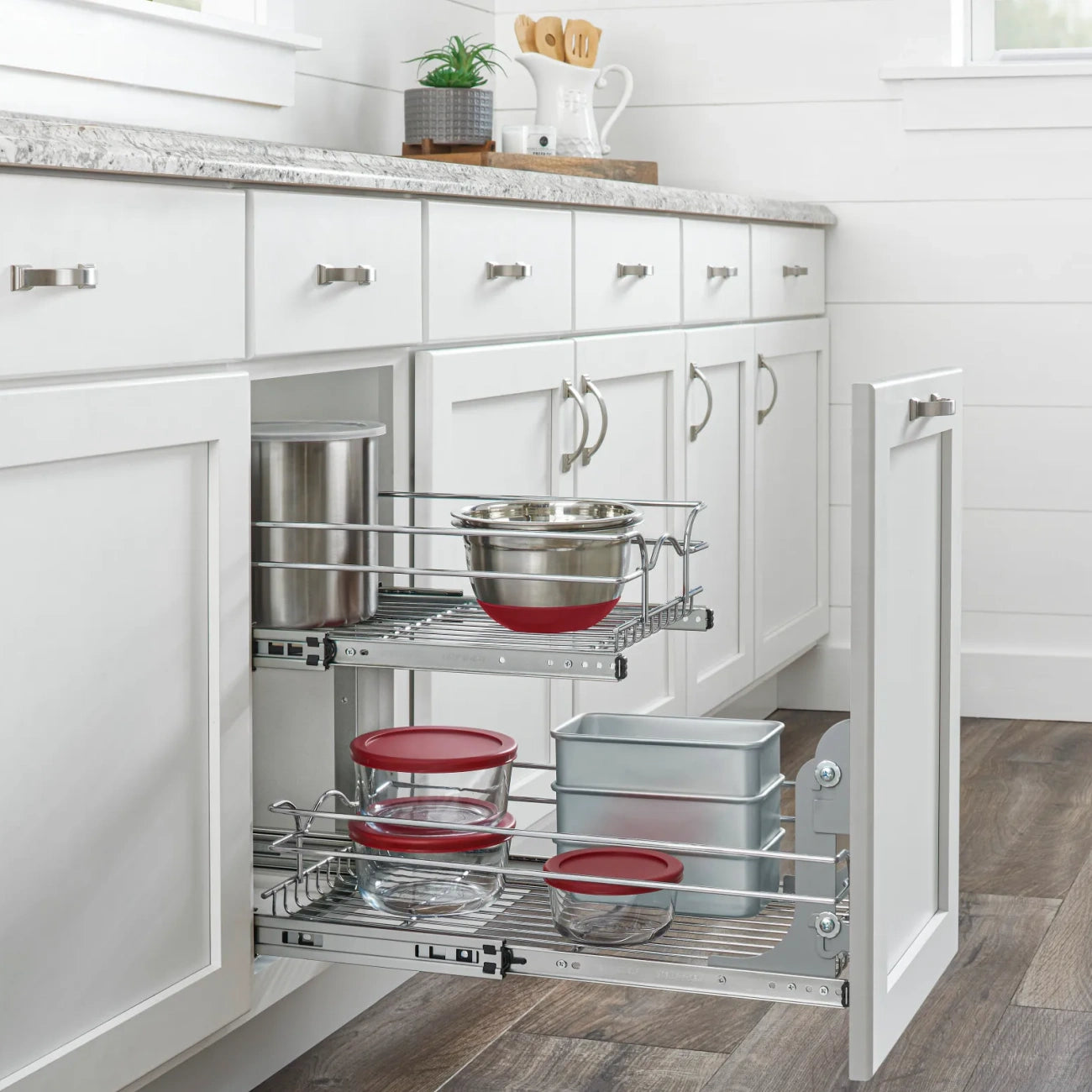 Chrome Wire Pullout Shelves