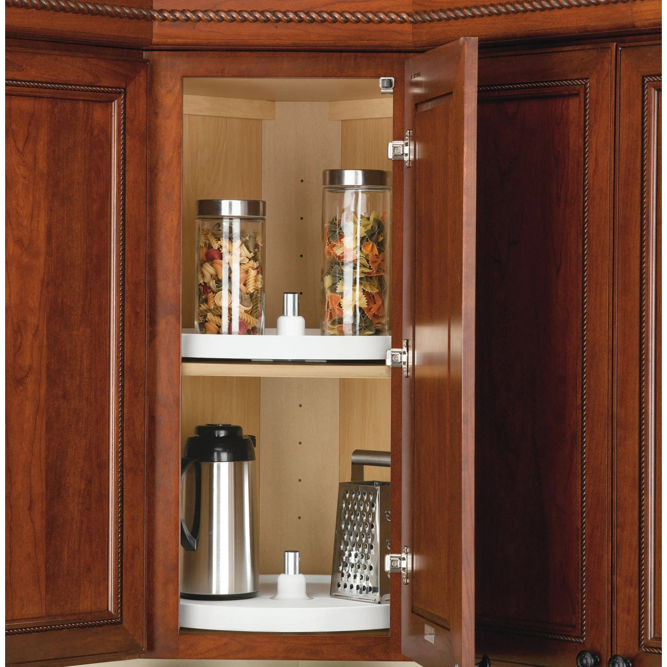 Lazy Susan – Value Line, Full Circle, Polymer Organizer with Hub for Wall & Upper Cabinets