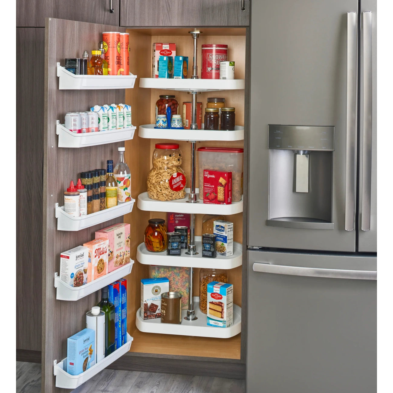 Polymer D-Shaped Pantry Set