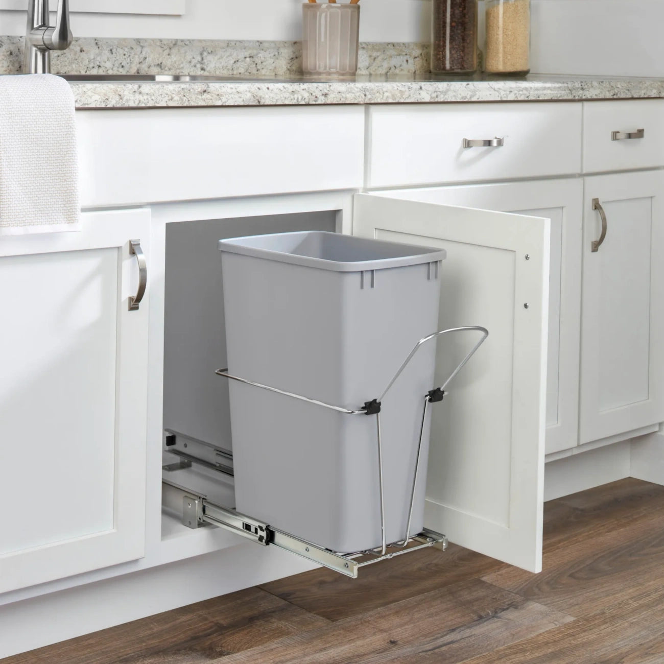 RU Chrome Waste Pullout