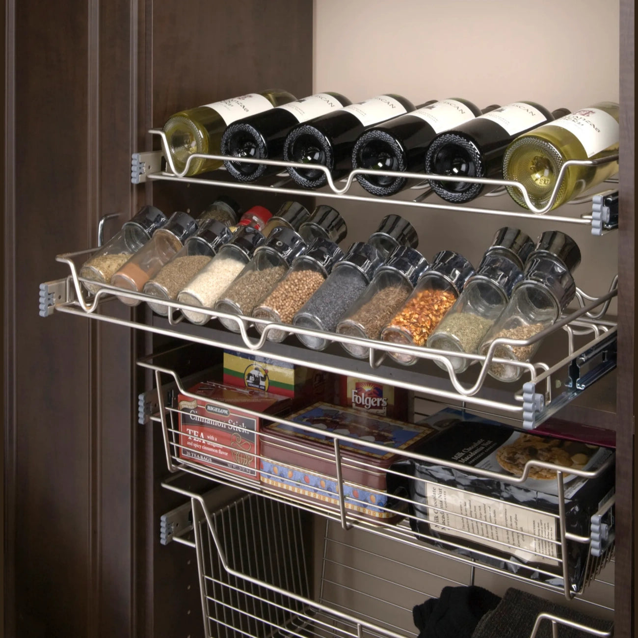 Sliding Spice/Can Rack