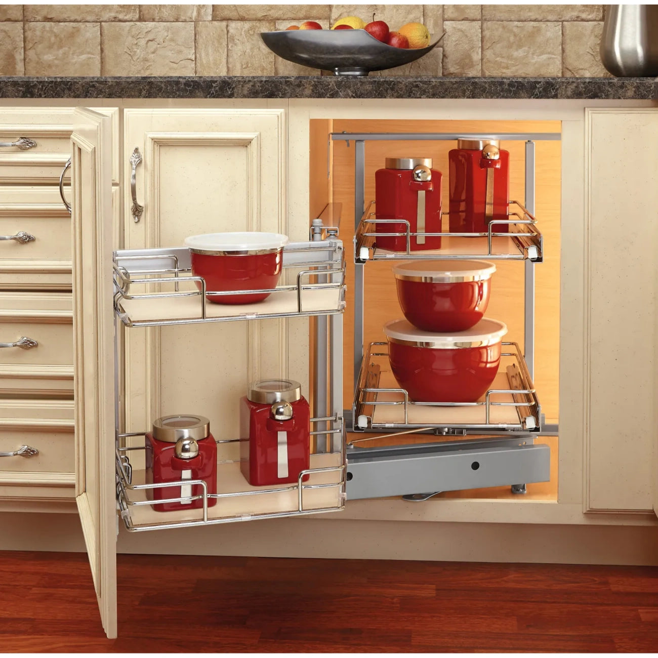 Solid Bottom Two-Tier Blind Corner Optimizer
