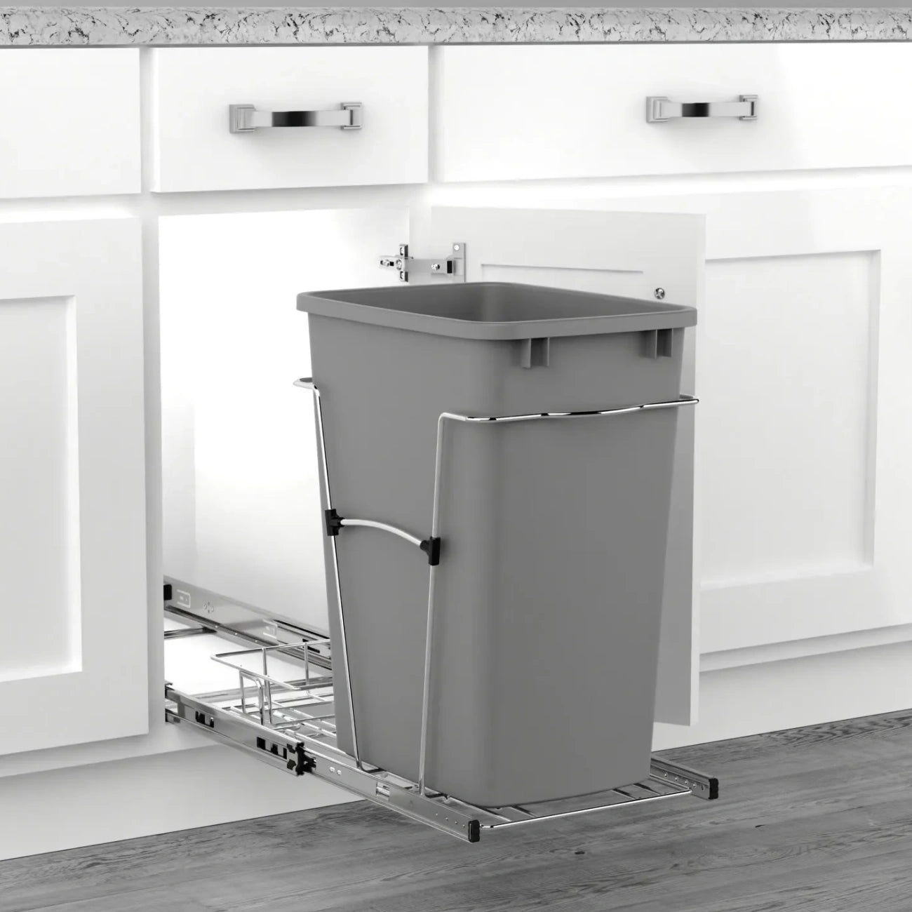 Wire Bottom Mount Waste Container