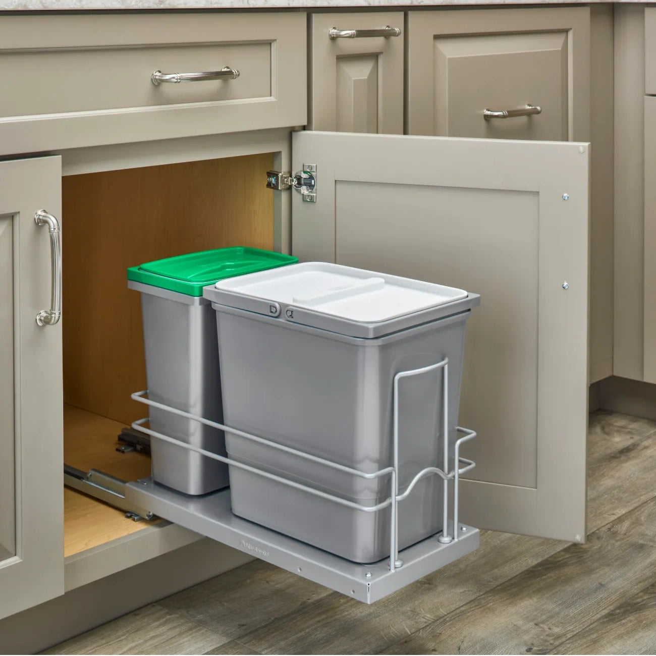 Wire Undersink Pullout Waste Container