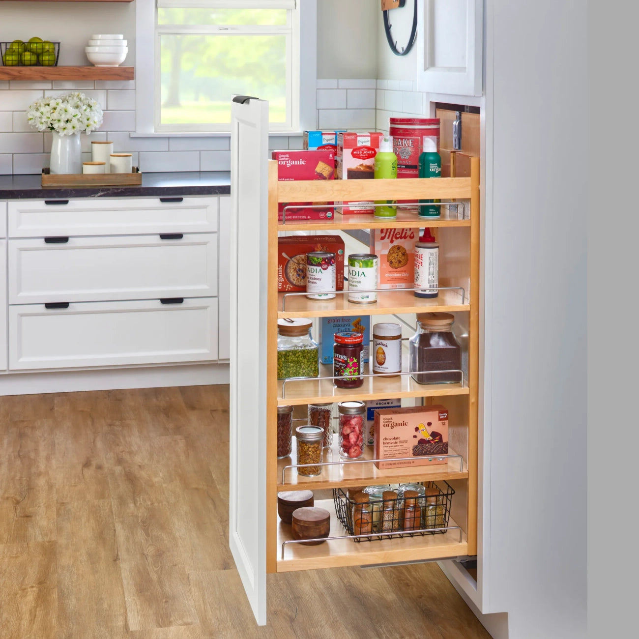 Wood Pantry Pullout