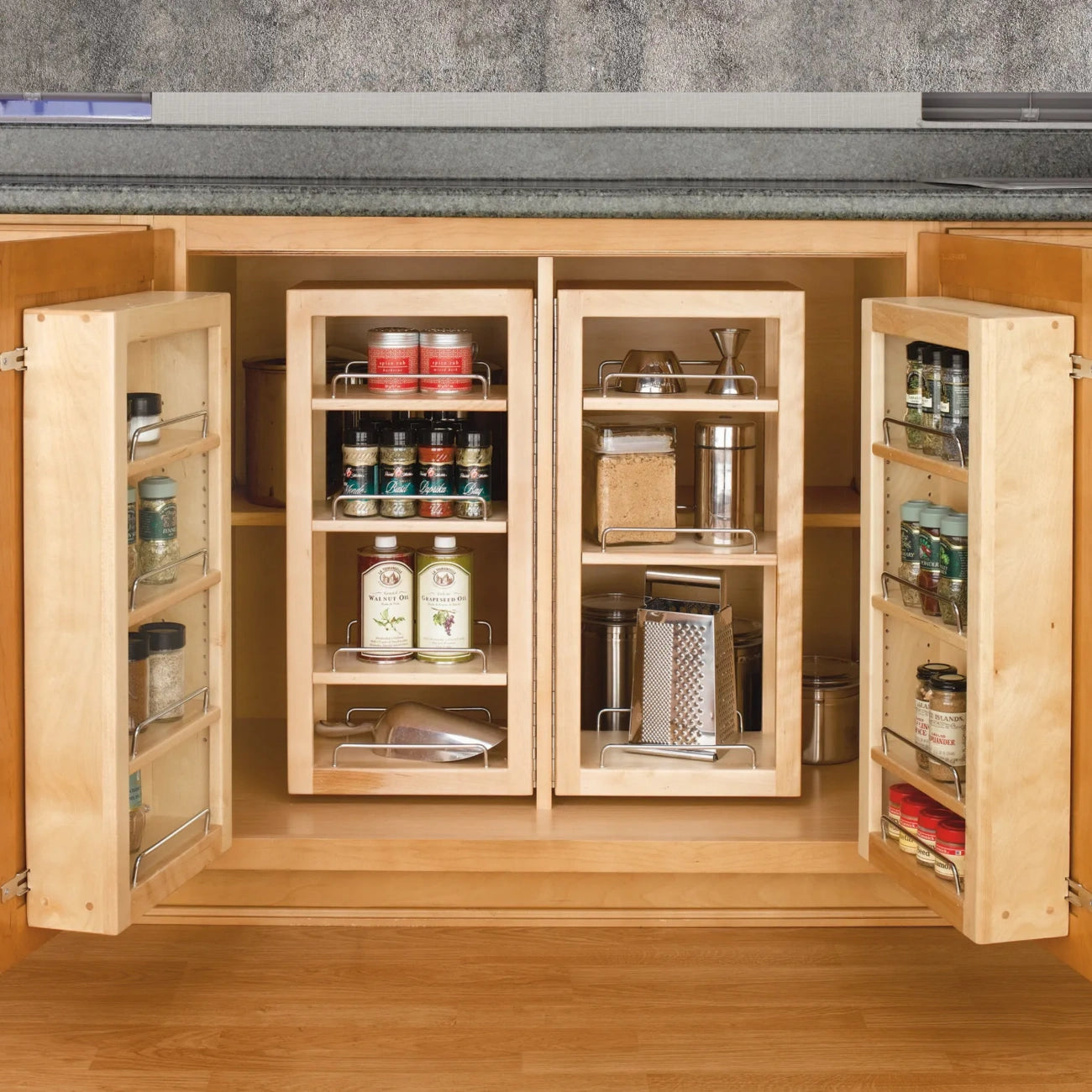 Wood Swing Out Pantry