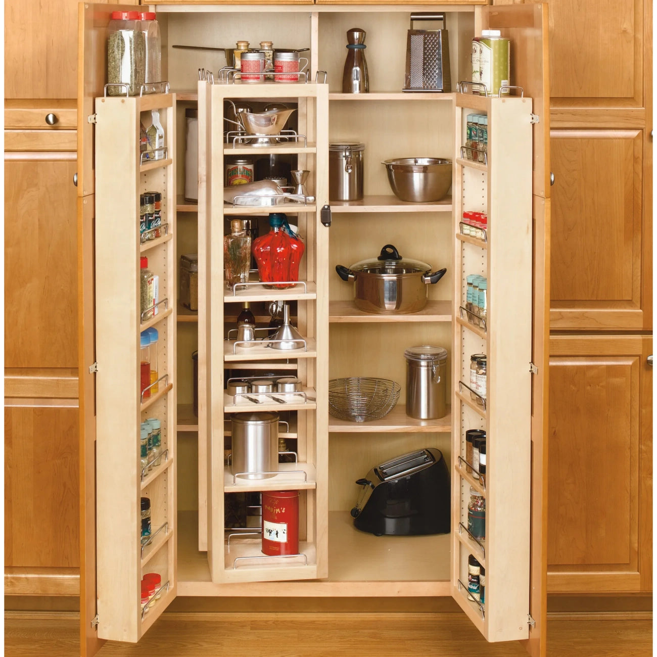 Wood Swing Out Pantry Organizer Kits
