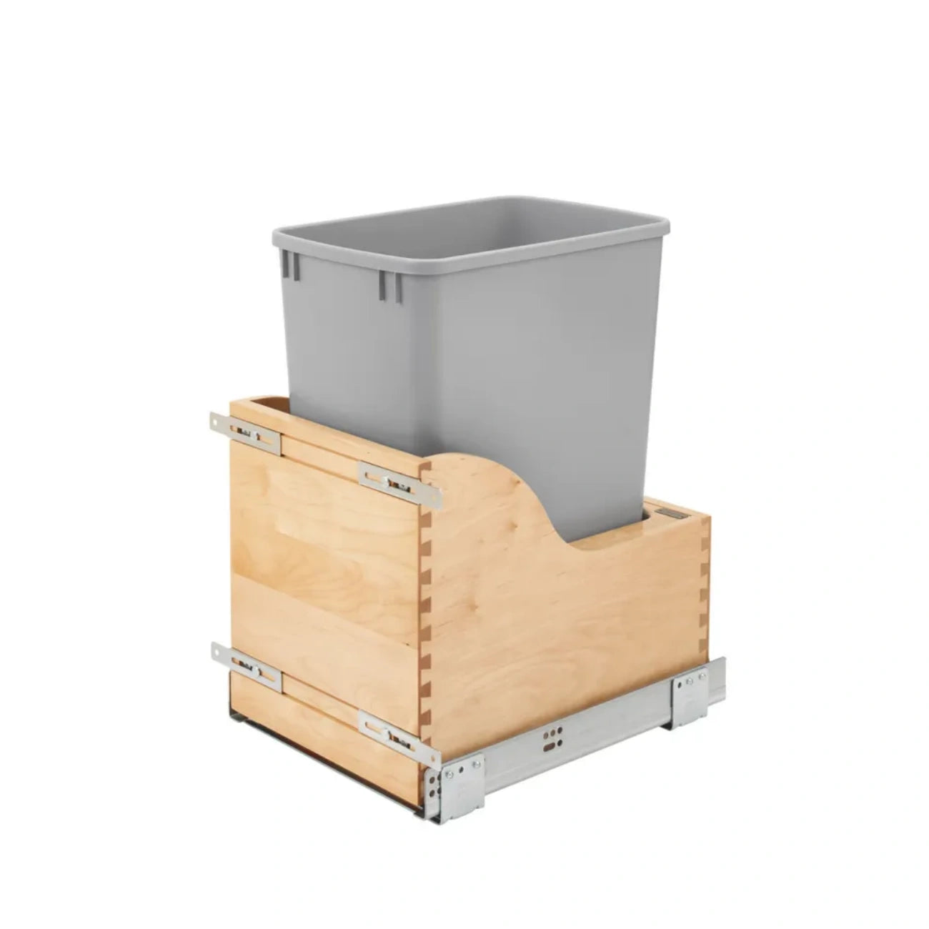 Wood Bottom Mount Waste Container