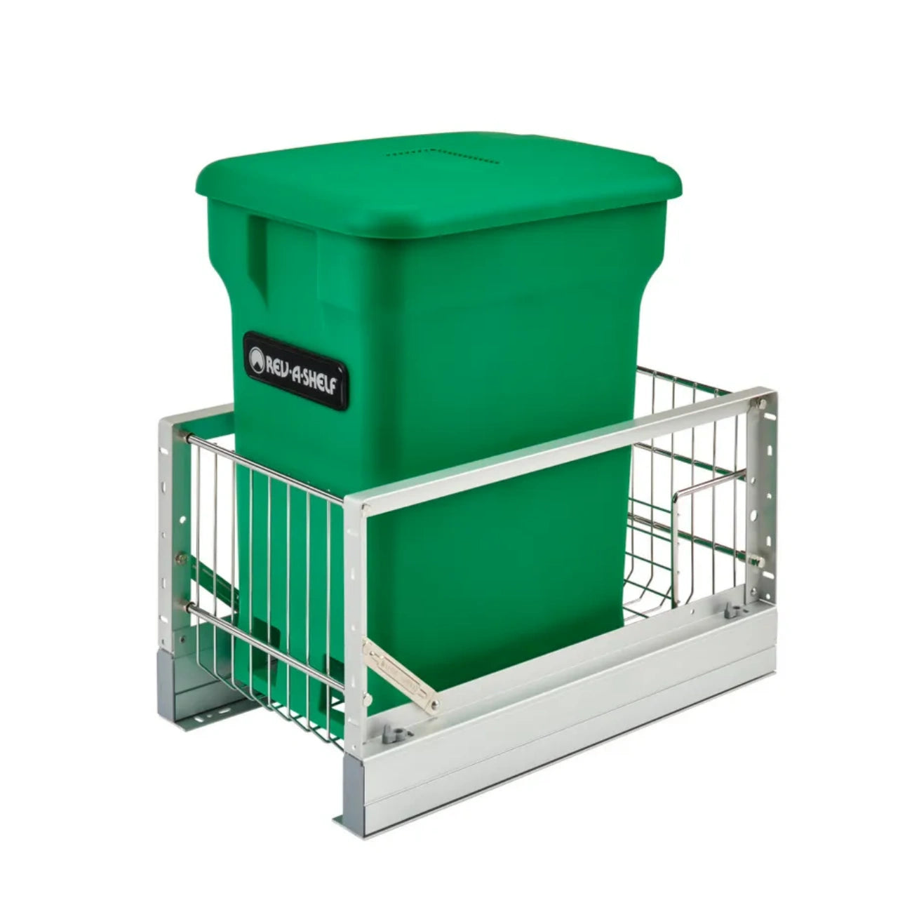 Aluminum Bottom Mount Compo+ Compost Pullouts w/ Soft-Close