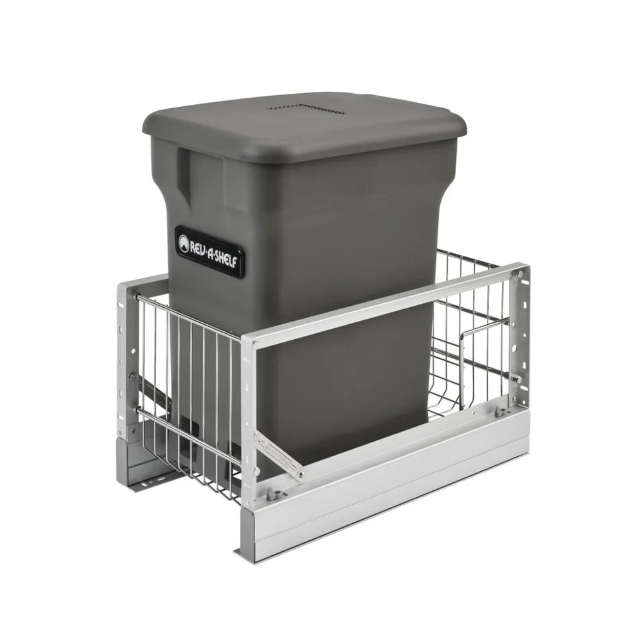 Aluminum Bottom Mount Compo+ Compost Pullouts w/ Soft-Close