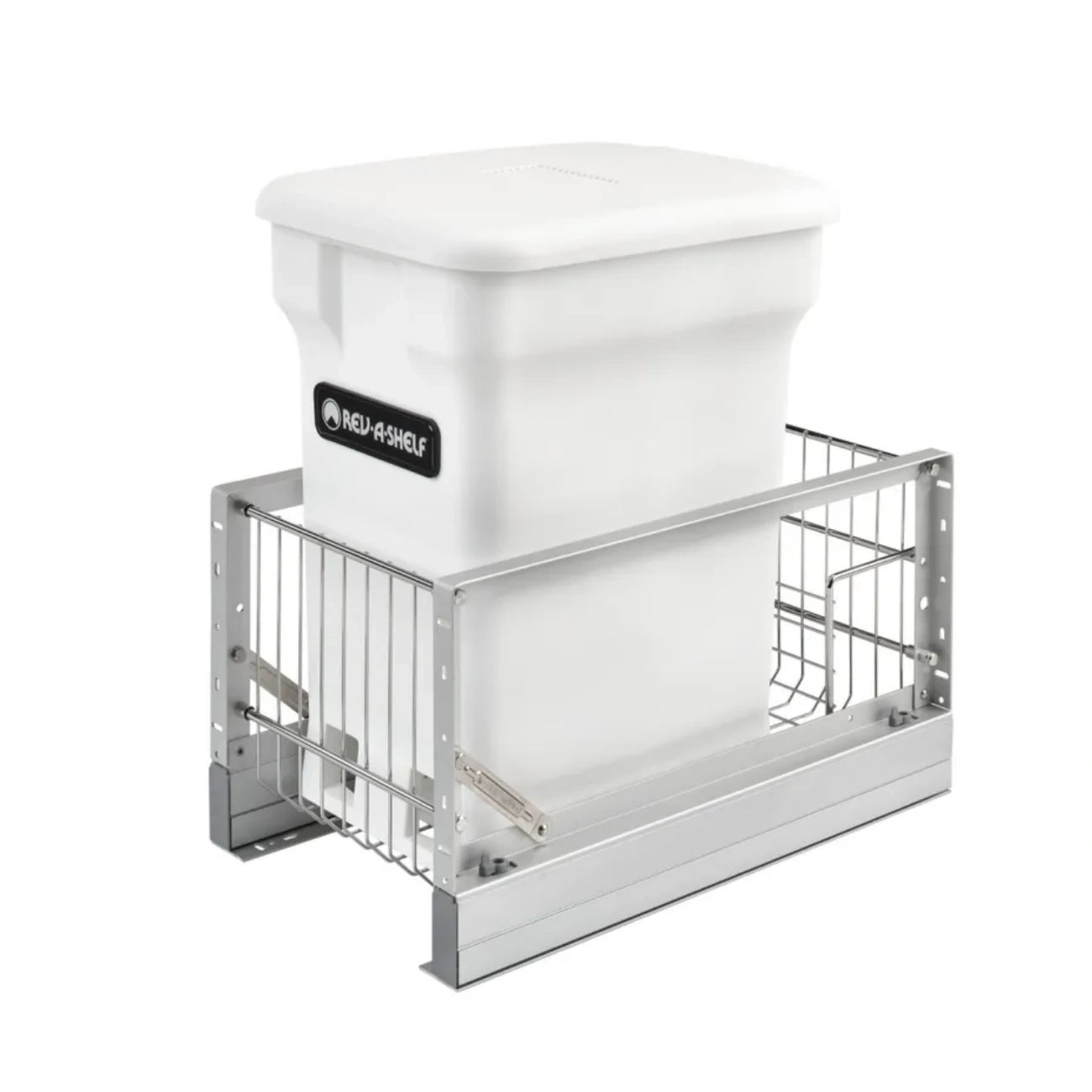 Aluminum Bottom Mount Compo+ Compost Pullouts w/ Soft-Close