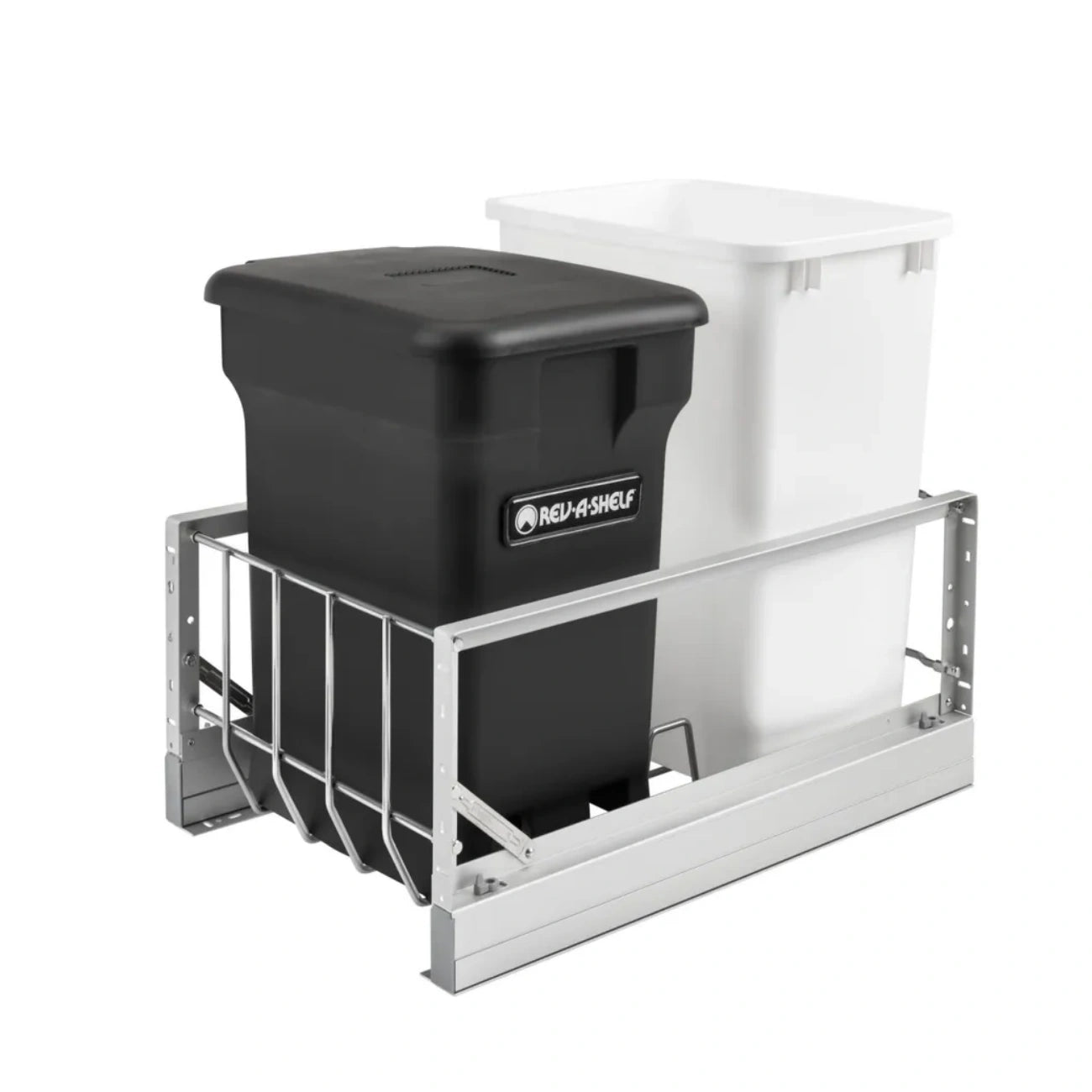 Aluminum Bottom Mount Compo+ Compost Pullouts w/ Soft-Close