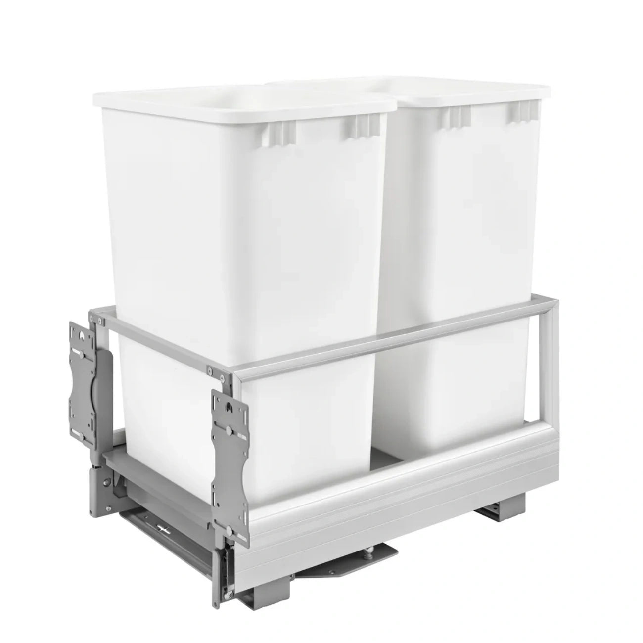 Aluminum Bottom Mount Waste Container w/Rev-A-Motion