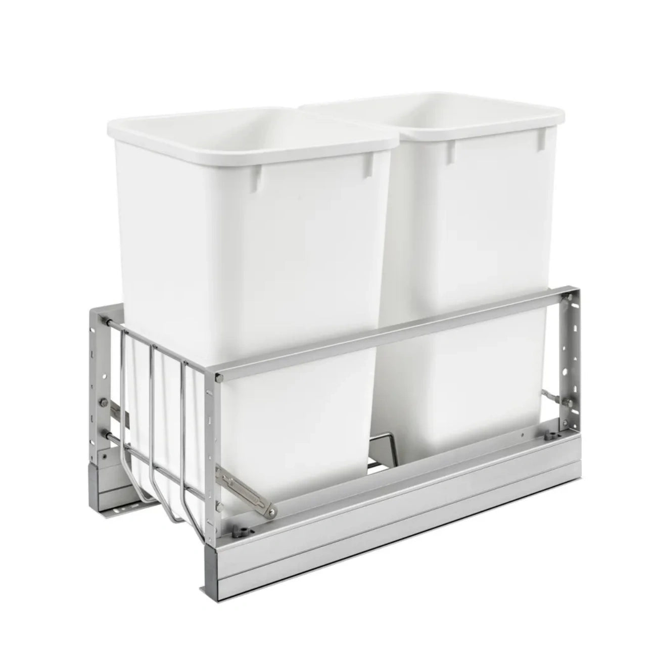 Aluminum Pullout Waste Container w/ Soft-Close