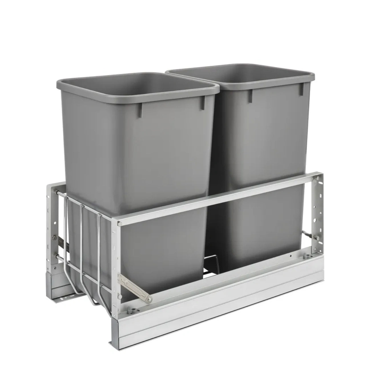 Aluminum Pullout Waste Container w/ Soft-Close