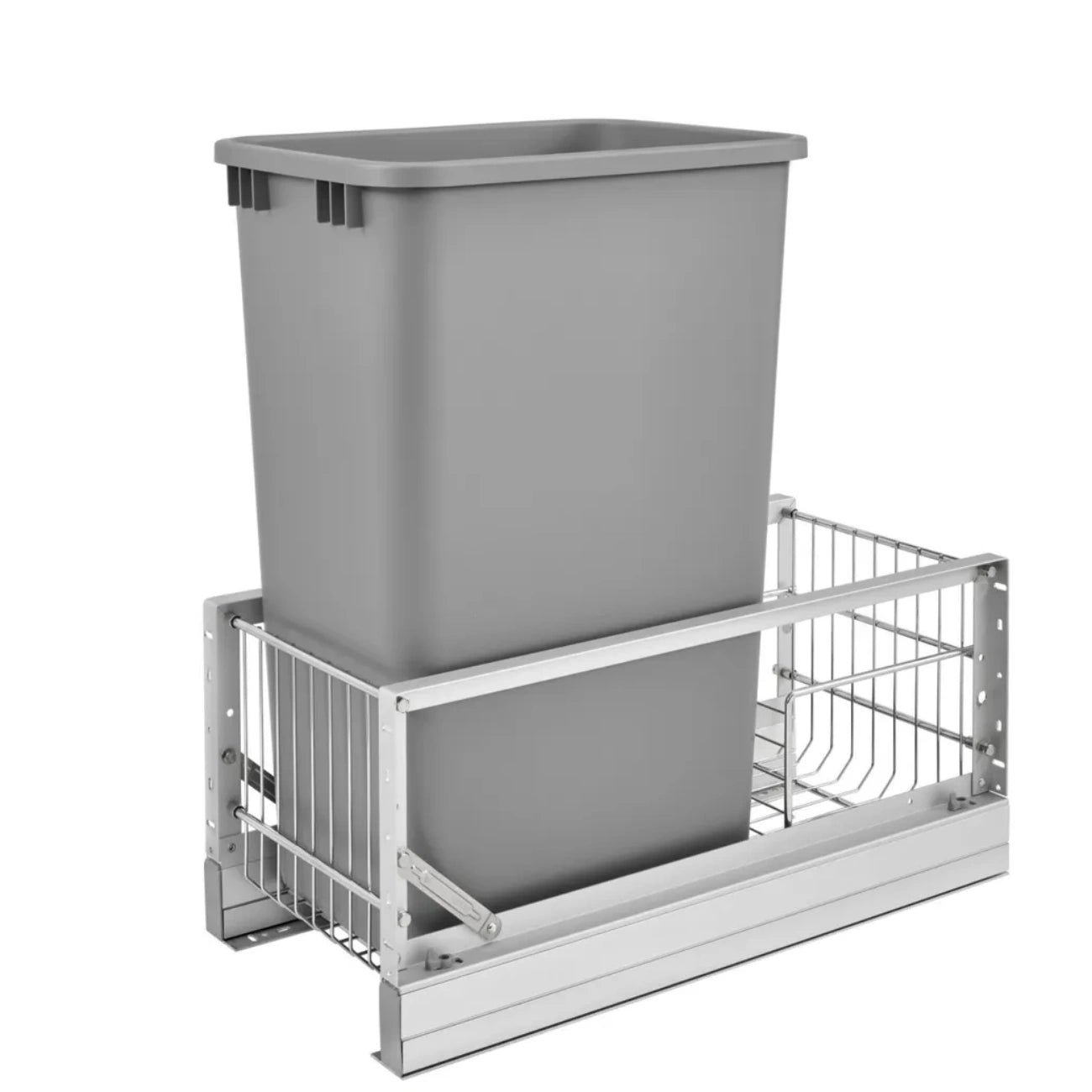 Aluminum Pullout Waste Container w/ Soft-Close
