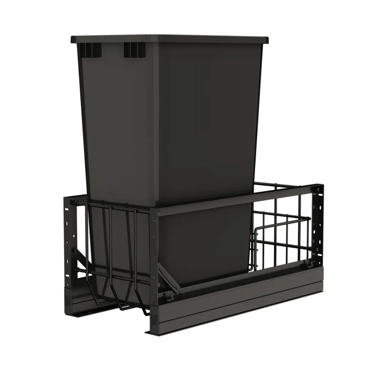 Aluminum Pullout Waste Container w/ Soft-Close
