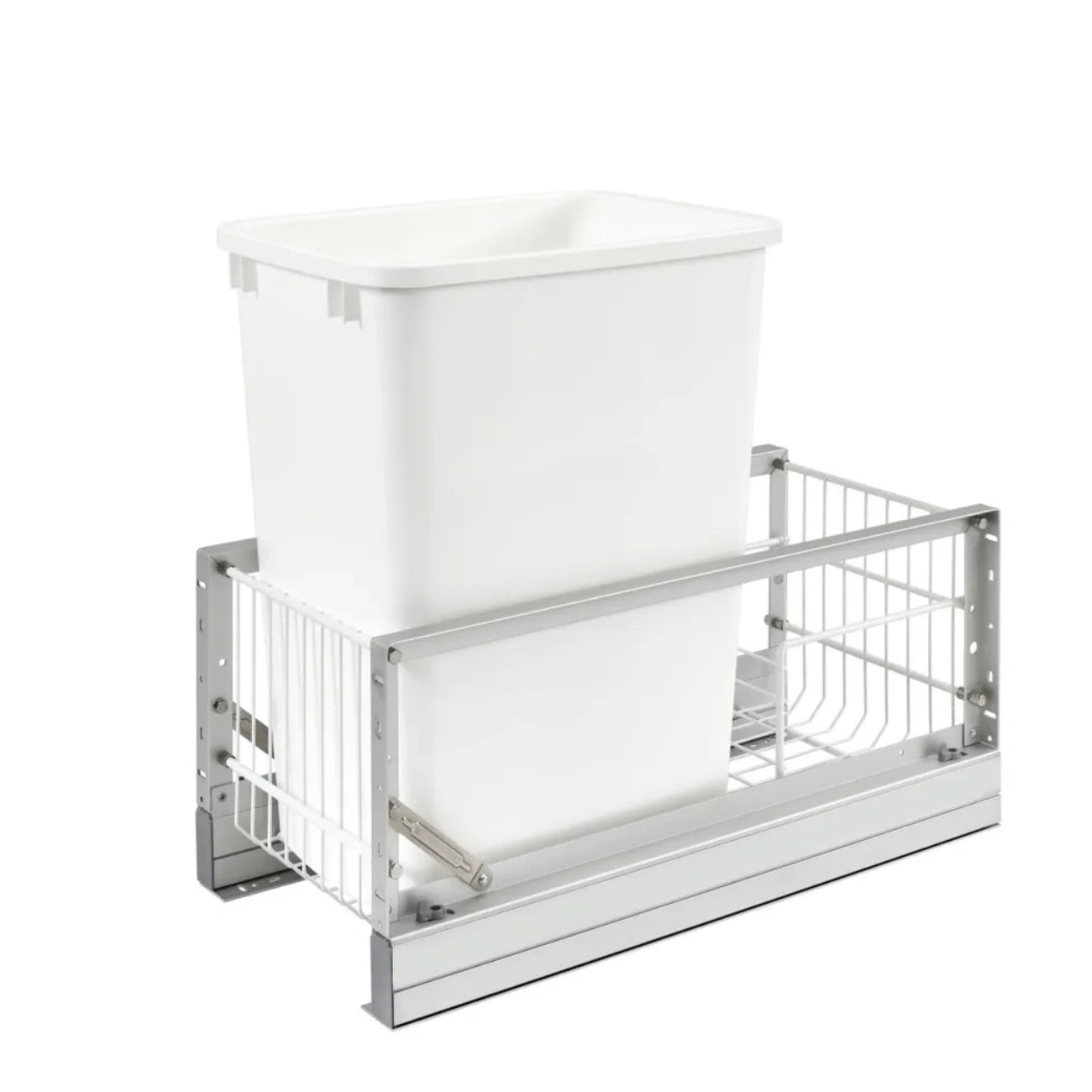 Aluminum Pullout Waste Container w/ Soft-Close