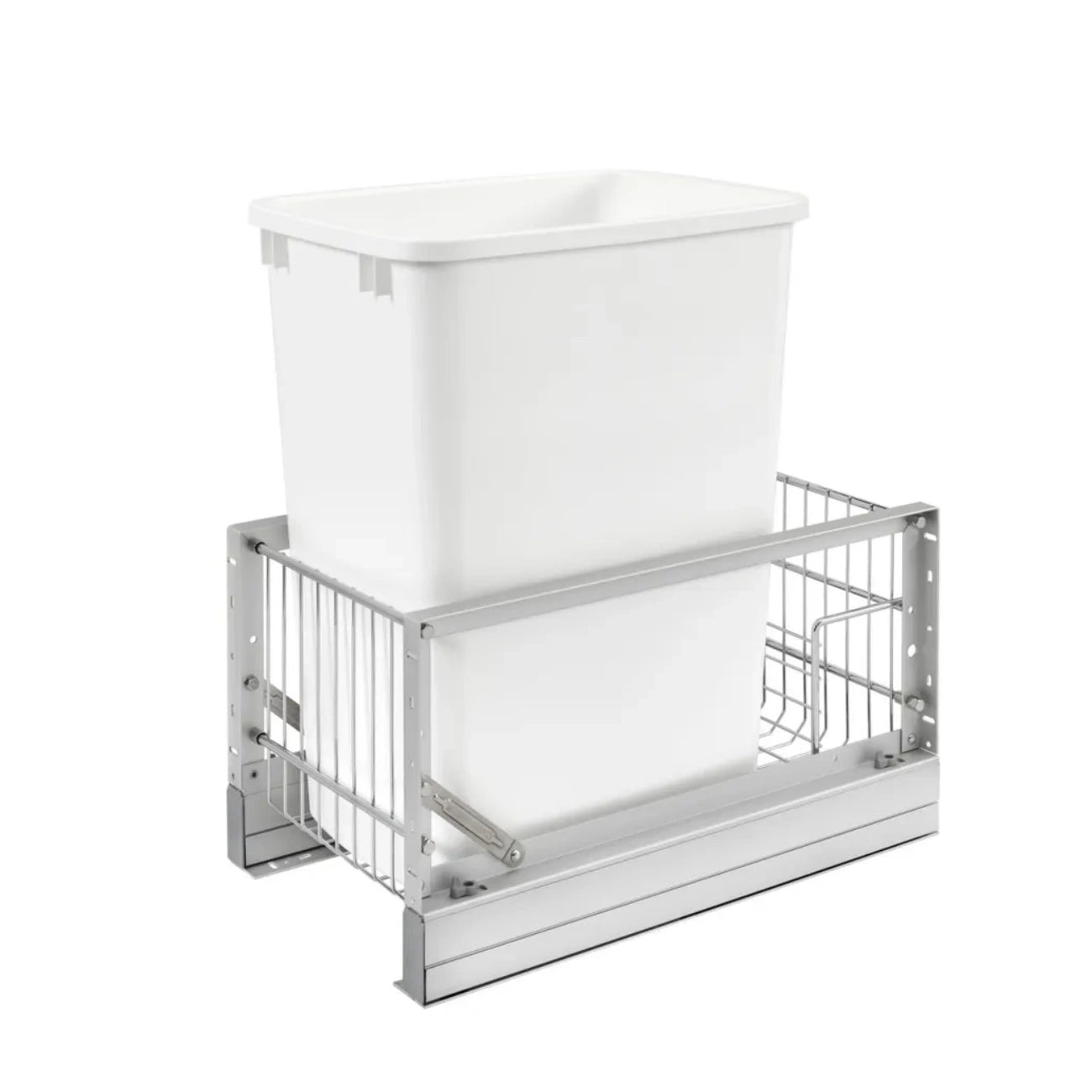Aluminum Pullout Waste Container w/ Soft-Close