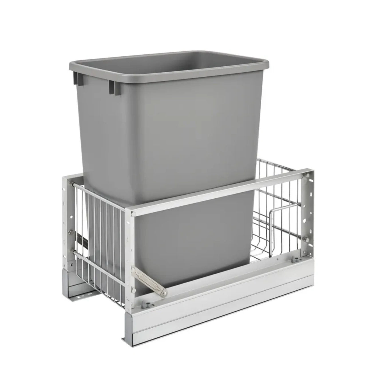 Aluminum Pullout Waste Container w/ Soft-Close