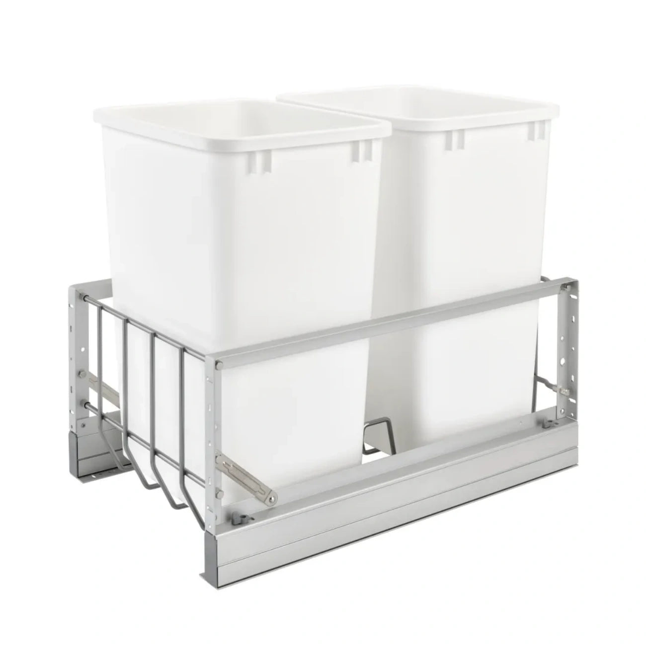 Aluminum Pullout Waste Container w/ Soft-Close