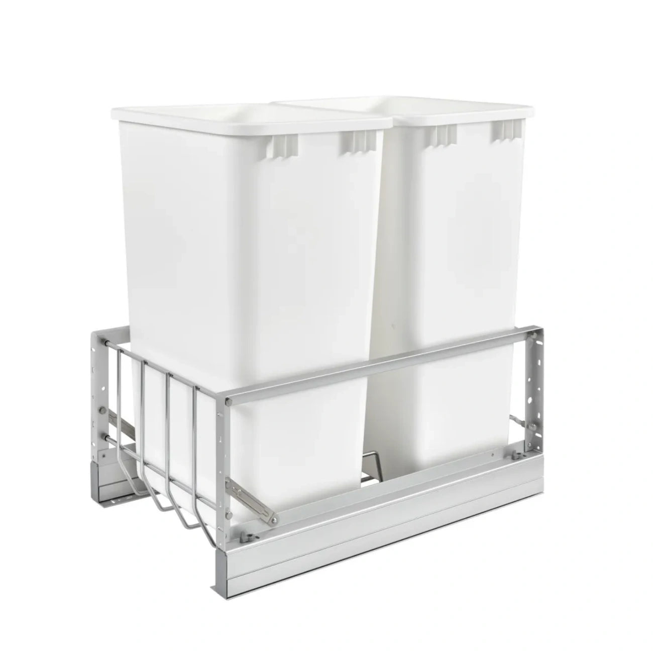 Aluminum Pullout Waste Container w/ Soft-Close