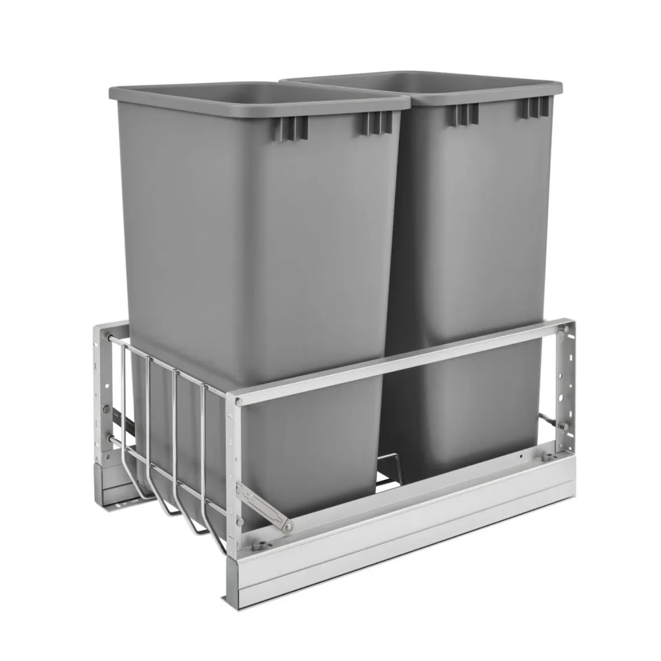 Aluminum Pullout Waste Container w/ Soft-Close