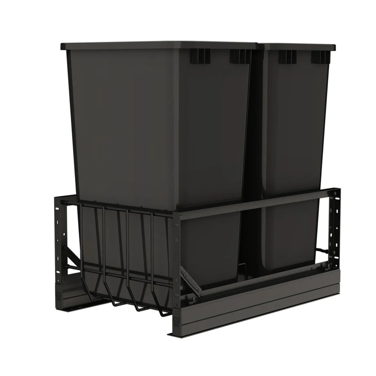Aluminum Pullout Waste Container w/ Soft-Close