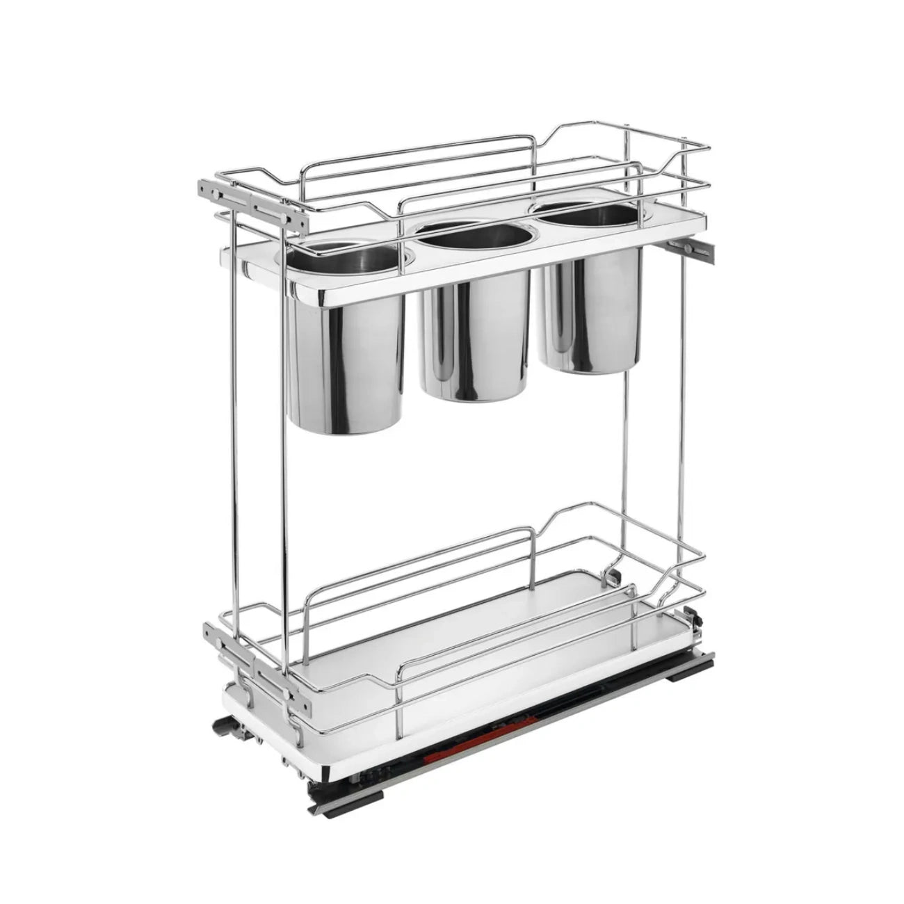 Contemporary Base Cabinet Pullout w/Utensil Bins