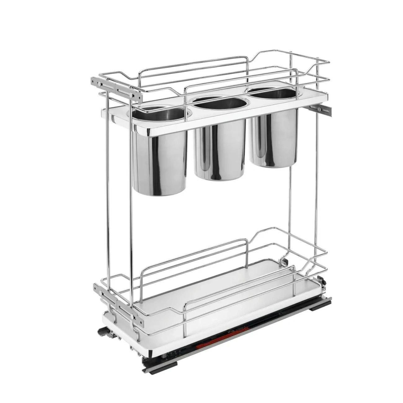 Contemporary Base Cabinet Pullout w/Utensil Bins