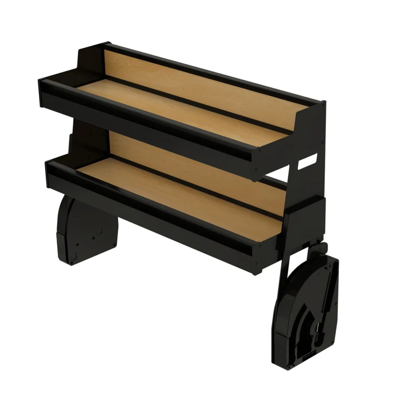 Customizable Pull-Down Shelving System for Wall Cabinets
