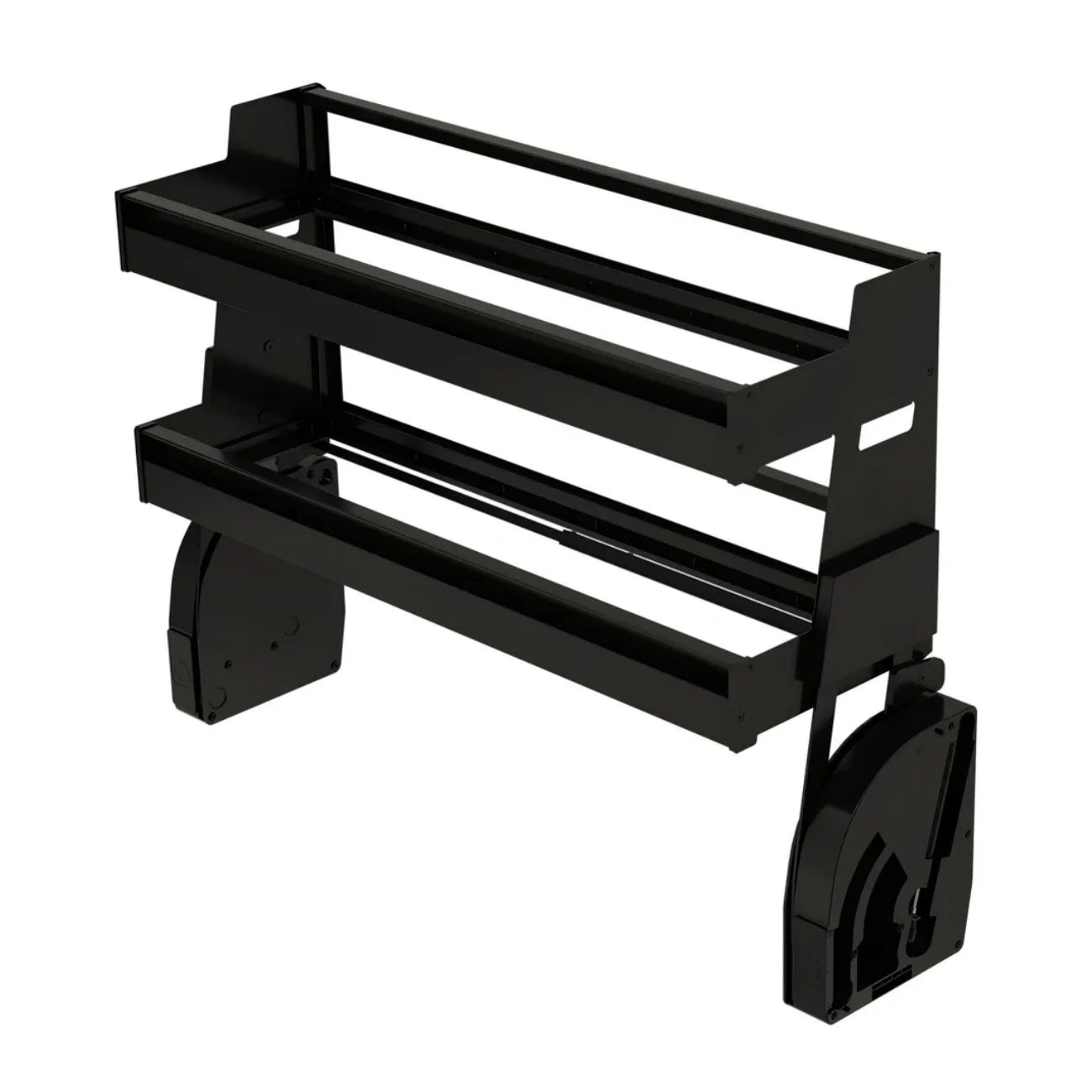 Customizable Pull-Down Shelving System for Wall Cabinets