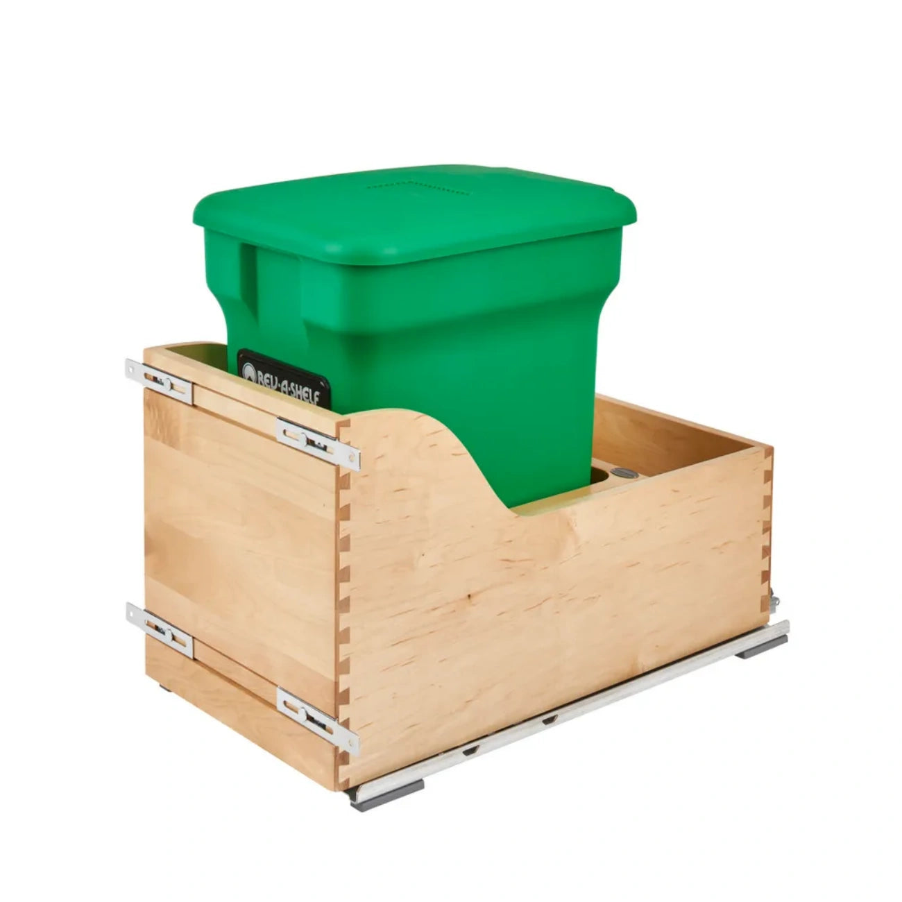 Maple Bottom Mount Compo+ Compost Container w/ BLUMOTION Soft-Close