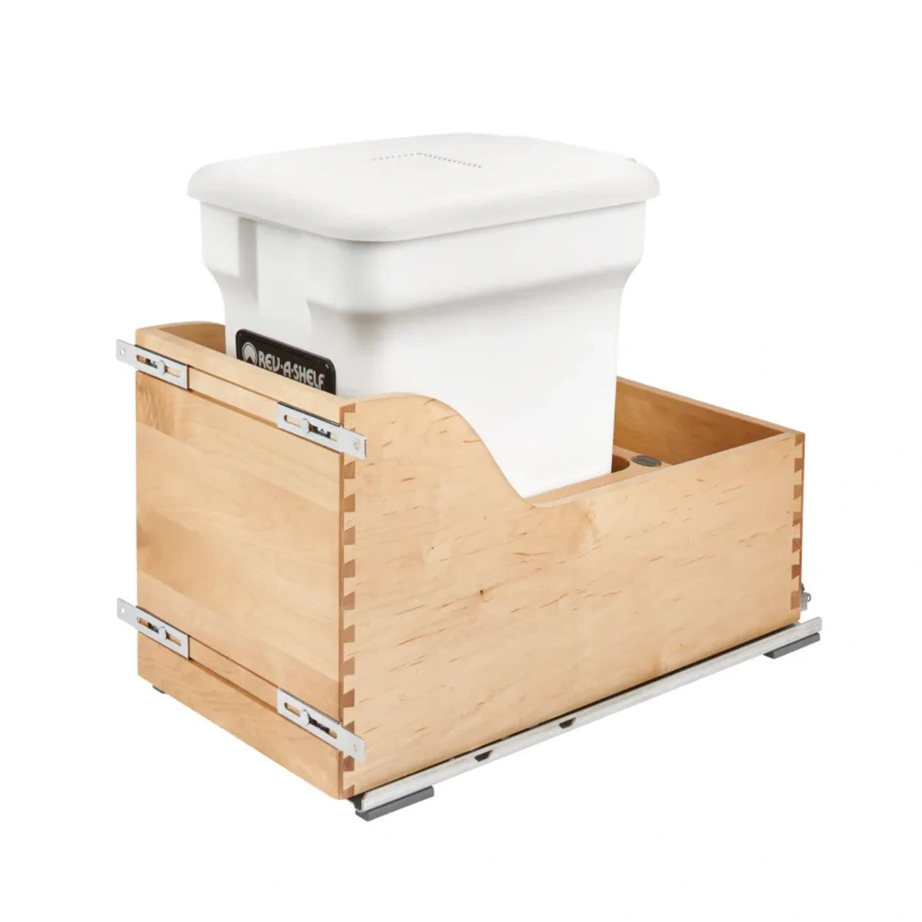 Maple Bottom Mount Compo+ Compost Container w/ BLUMOTION Soft-Close