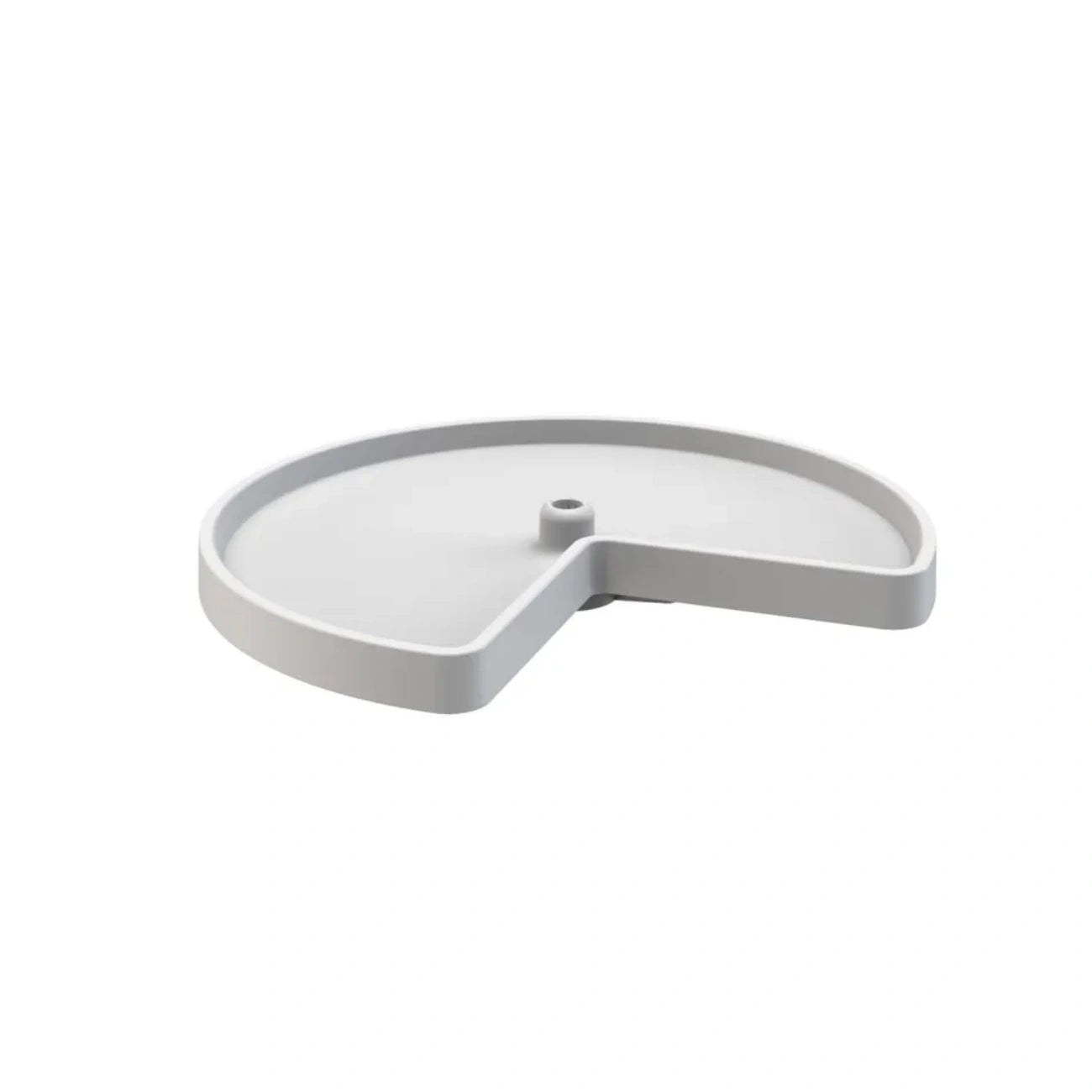 Lazy Susan – Value Line, Kidney-Shaped, Polymer, 2-Shelf Organizer for Base & Lower Cabinets