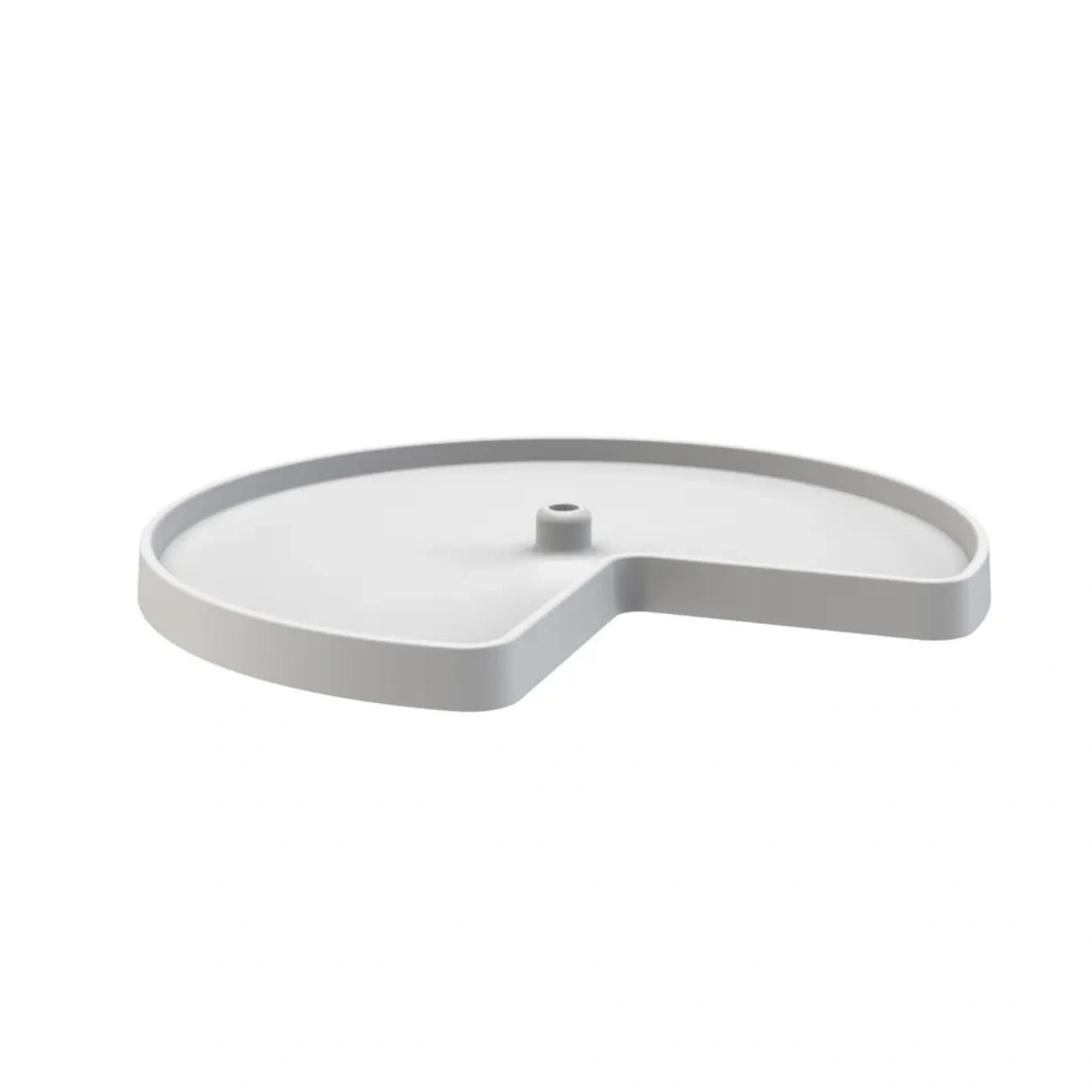 Lazy Susan – Value Line, Kidney-Shaped, Polymer, 2-Shelf Organizer for Base & Lower Cabinets
