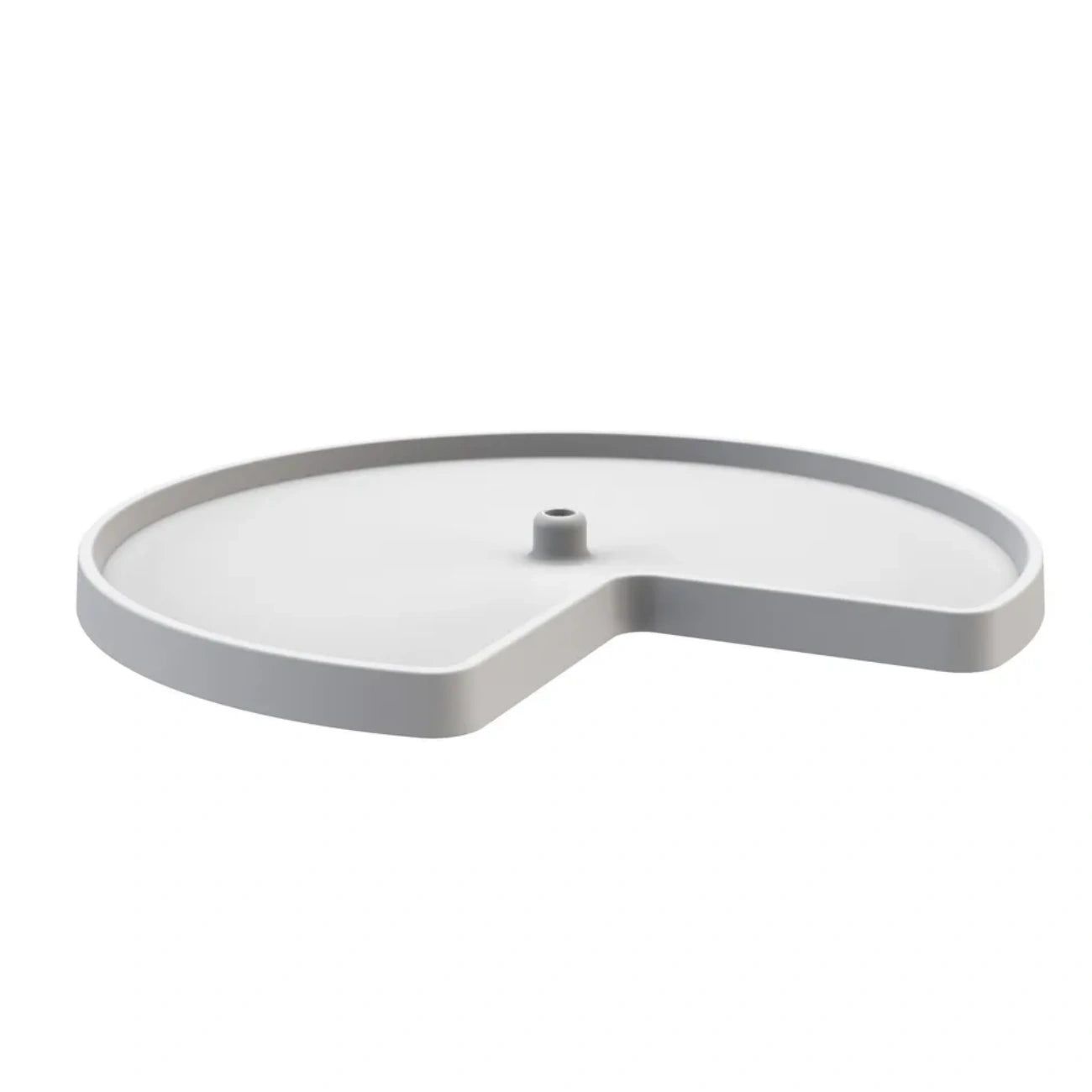 Lazy Susan – Value Line, Kidney-Shaped, Polymer, 2-Shelf Organizer for Base & Lower Cabinets