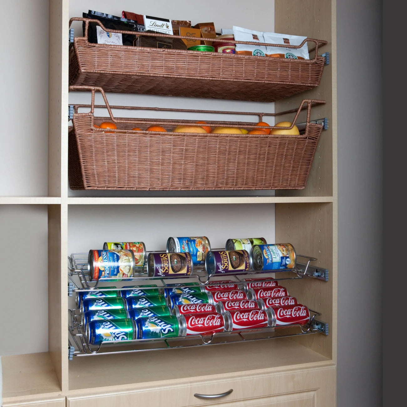 Sliding Spice/Can Rack