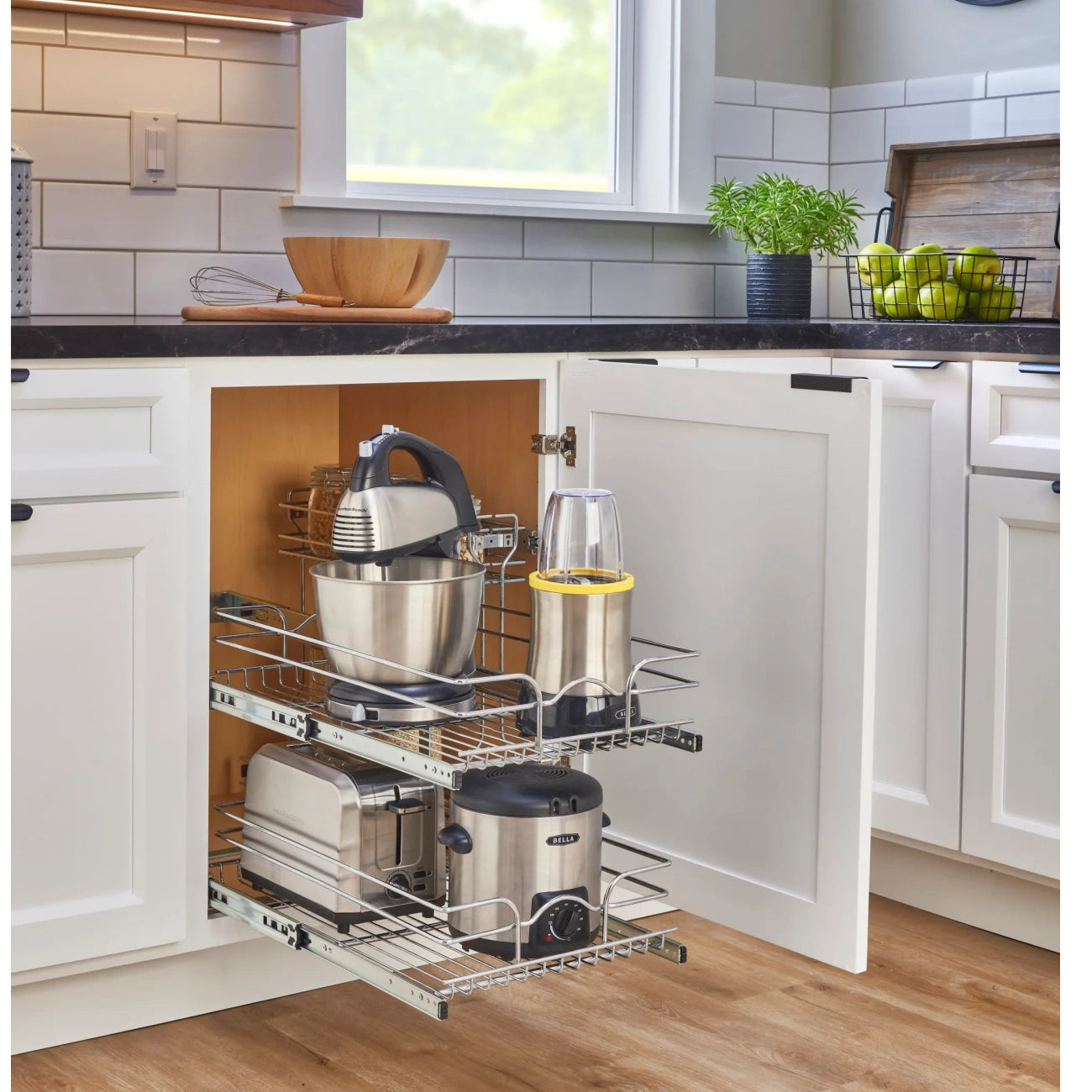 Two-Tier Base Organizer Pullout