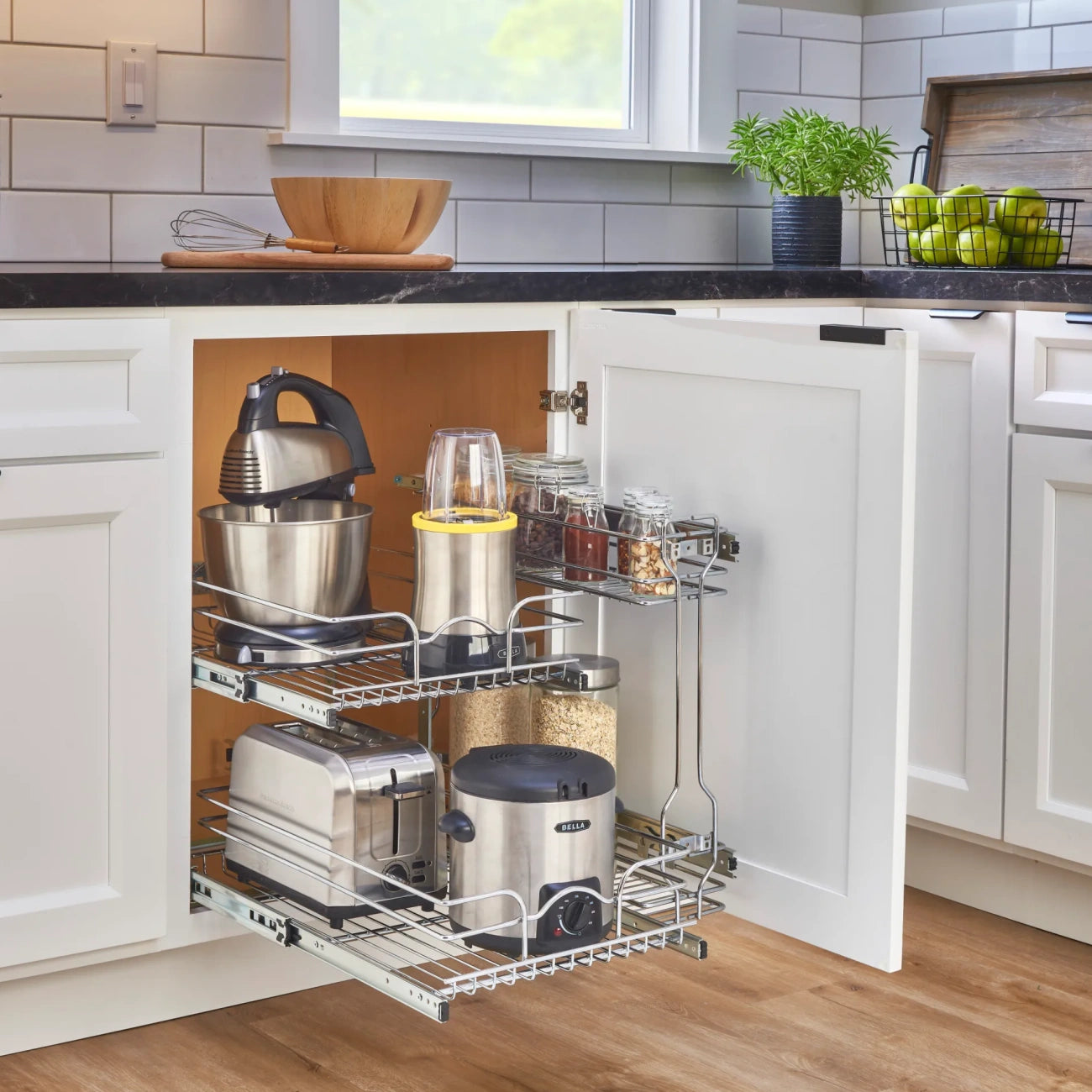 Two-Tier Base Organizer Pullout
