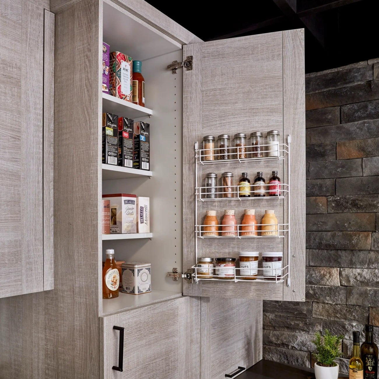 Wire Door Mount Spice Rack