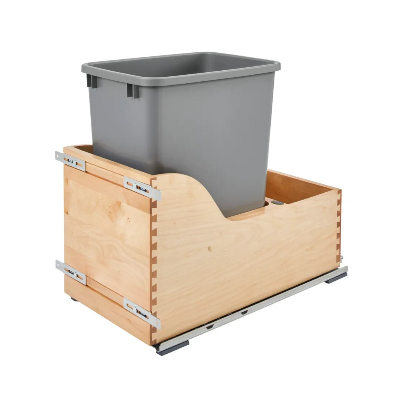 Wood Bottom Mount Waste Container
