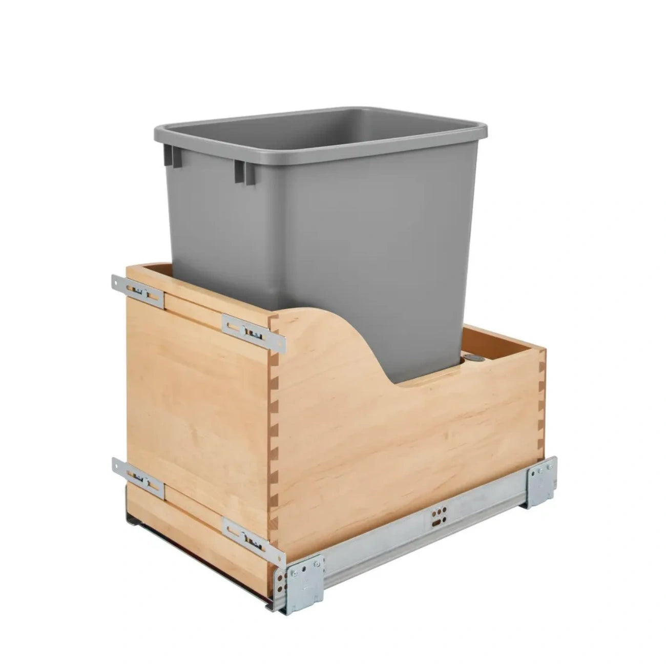 Wood Bottom Mount Waste Container