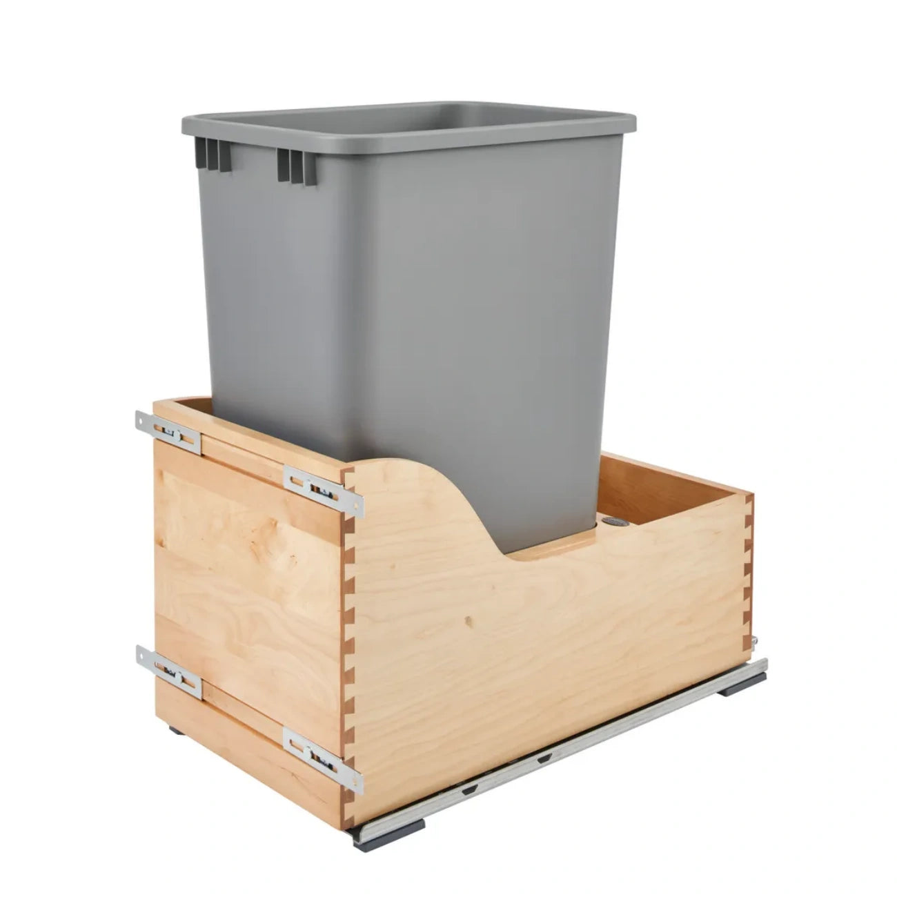 Wood Bottom Mount Waste Container