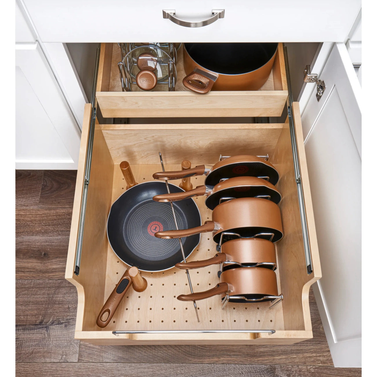 Wood Cookware Organizer