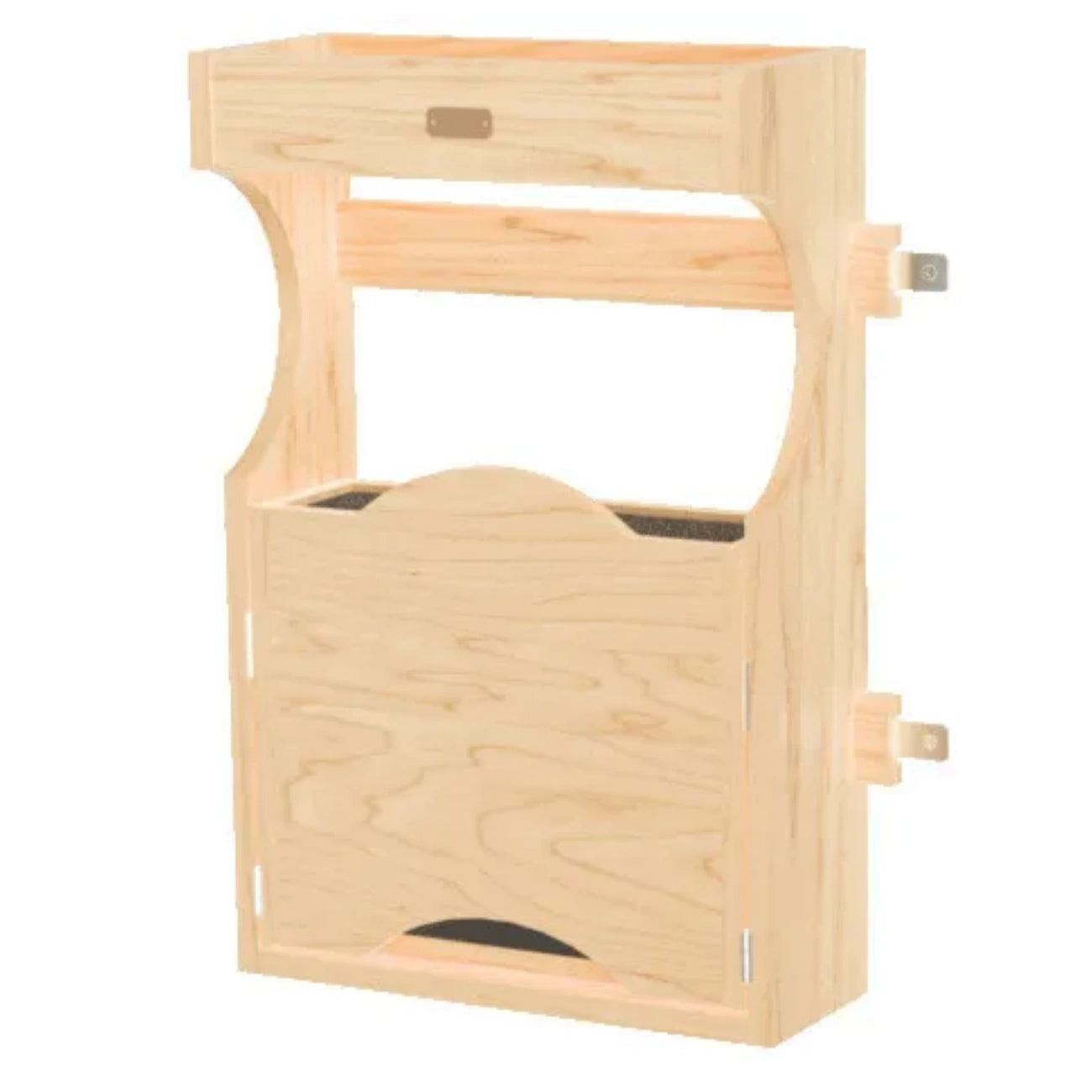 Wood Door-Mount Tip-Out Knife Storage Organizer