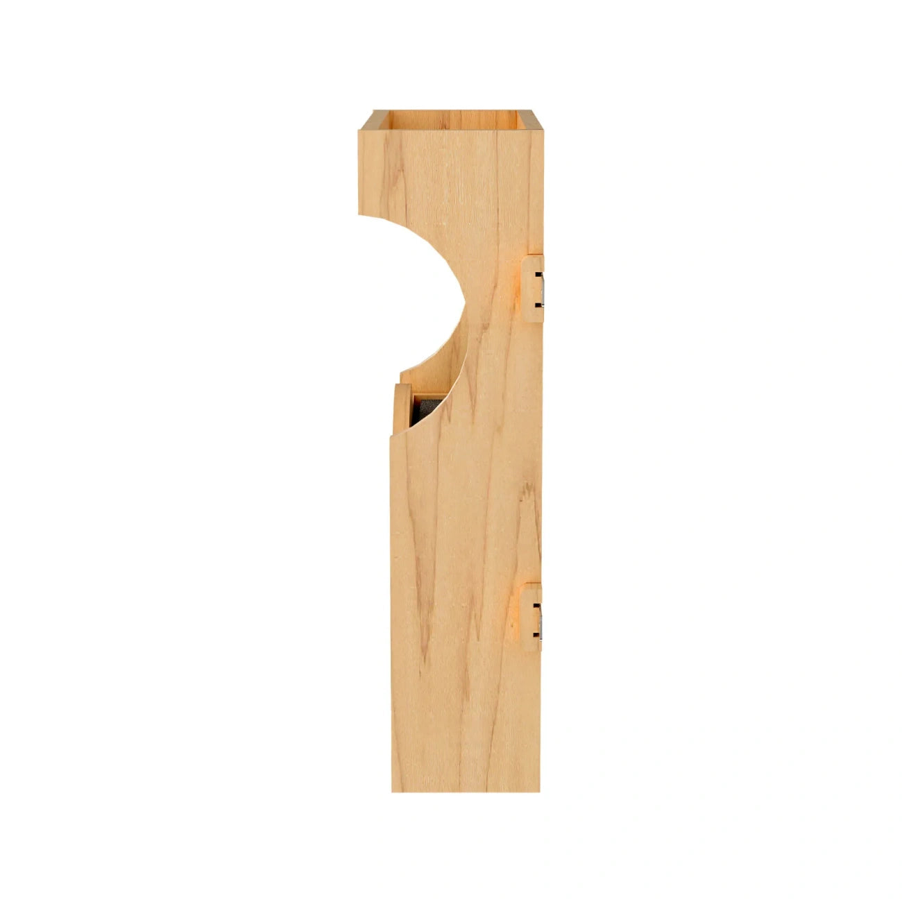 Wood Door-Mount Tip-Out Knife Storage Organizer