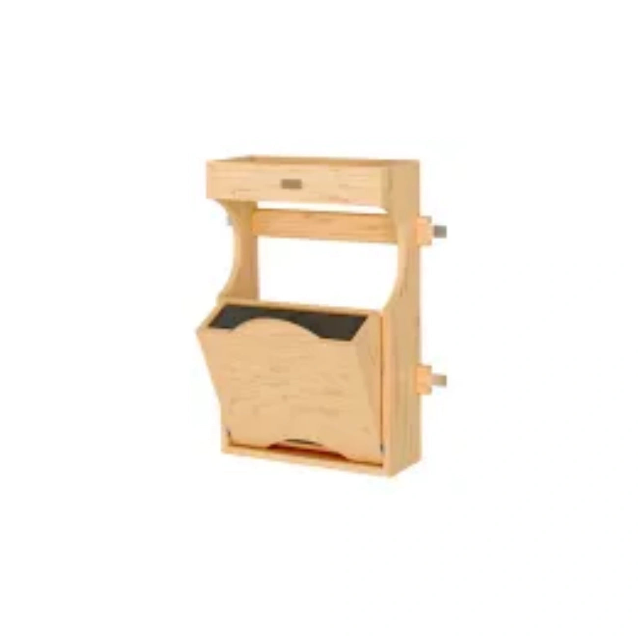 Wood Door-Mount Tip-Out Knife Storage Organizer